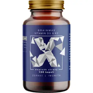 Produkt BrainMax Vitamin D3 & K2, D3 5000 IU / K2 jako MK7 all-trans K2VITAL®DELTA 150 mcg, 100 rostlinných kapslí