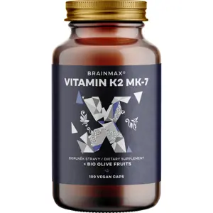 BrainMax Vitamin K2 jako MK7 all-trans K2VITAL®DELTA 150 mcg, 100 rostlinných kapslí