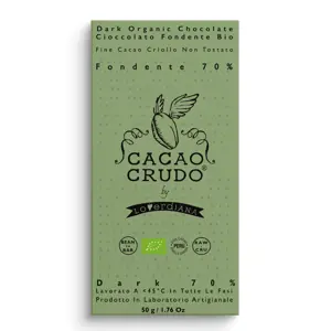 Produkt Cacao Crudo Raw Hořká čokoláda 70%, BIO, 50 g