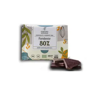 Produkt Cacao Crudo Raw Hořká čokoláda 80%, BIO, 30 g