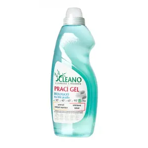 Produkt Cleano Prací Gel, Ekologický, na bílé prádlo, 1,5 L