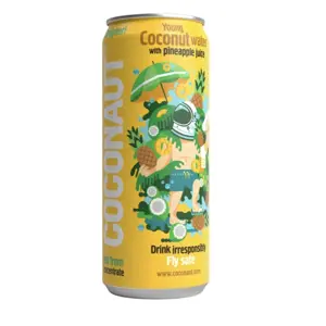 Coconaut Pure Young Coconut Water, kokosová voda s ananasem , 320 ml