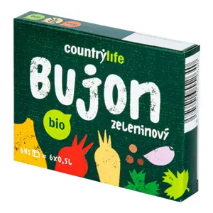 Produkt CountryLife - Bujón zeleninový, kostky, BIO, 66 g