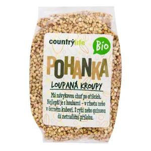 Produkt CountryLife - Pohanka loupaná kroupy BIO, 500g