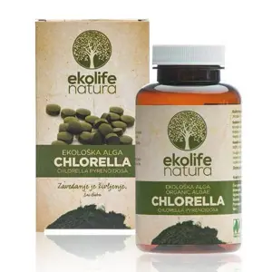 Produkt Ekolife Natura - Algae Chlorella Organic 240 tablet (Bio řasa chlorella)