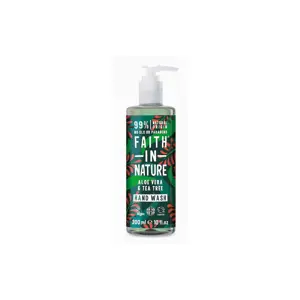 Faith in Nature - Antibakteriální tekuté mýdlo s Aloe vera a Tea Tree, 400 ml