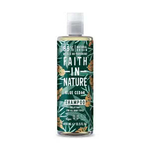 Faith in Nature Faith For Men - Přírodní šampon Modrý cedr, 400ml