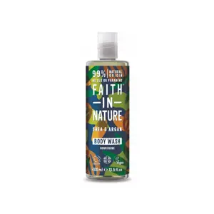 Faith in Nature - Sprchový gel, argan a bambucké máslo, 400 ml