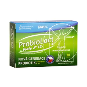 Produkt Favea ProbioLact forte N°12, Probiotika s prebiotiky, 30 kapslí