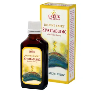 Produkt Grešík Waldemar Životabudič bylinné kapky, 50 ml