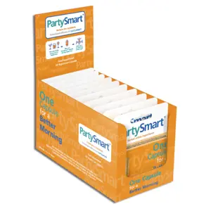 Produkt Himalaya Herbals Himalaya Party Smart, komplex extraktů bylin pro zdraví a detoxikaci jater, 10 kapslí