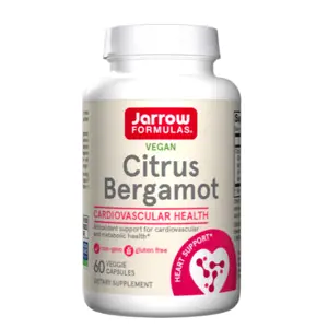 Produkt Jarrow Formulas Citrus Bergamot, extrakt z citrusového bergamotu, 500 mg, 60 rostlinných kapslí