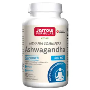 Produkt Jarrow Formulas Extrakt z Ashwagandhy (ašvaganda), 300 mg, 120 kapslí