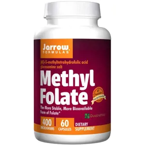 Produkt Jarrow Formulas Jarrow Methyl Folate (aktivní forma kyseliny listové), 400 mcg, 60 kapslí