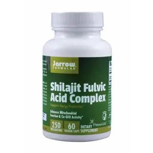 Jarrow Formulas Jarrow Shilajit Fulvic acid complex (kyselina fulvová), 60 rostlinných kapslí