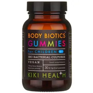 Produkt KIKI Health Body Biotics for children (probiotika pro děti), 175 mg, 30 gumových bonbónů