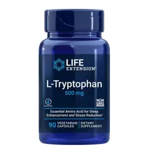 Produkt Life Extension L-Tryptofan 500 mg, 90 rostlinných kapslí