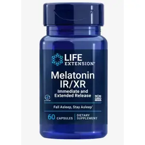 Produkt Life Extension Melatonin IR/XR, 60 kapslí