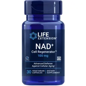 Life Extension NAD+ (NIAGEN®) Cell Regenerator, nikotinamid ribosid 100 mg, 30 rostlinných kapslí