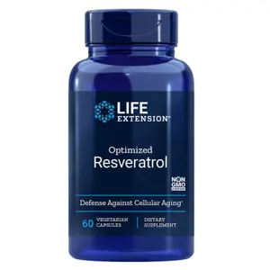 Life Extension Optimized Trans-Resveratrol 250 mg, 60 kapslí