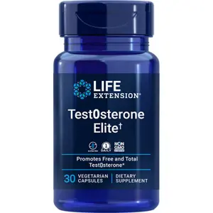 Produkt Life Extension Test0steron EIite, 30 rostlinných kapslí