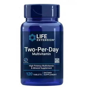 Produkt Life Extension Two Per Day multivitamín, 120 tablet