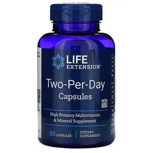 Produkt Life Extension Two Per Day multivitamin, 60 kapslí