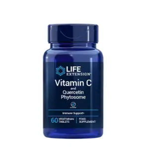 Produkt Life Extension Vitamin C a Quercetin Phytosome, vitamin C s kvercetinem, 60 rostlinných tablet