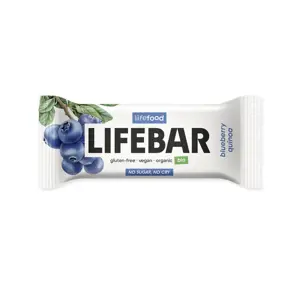 Produkt LifeFood - Tyčinka Lifebar borůvková s quinoou BIO, 40 g