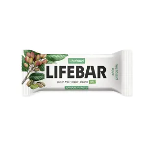 LifeFood - Tyčinka Lifebar chia a pistácie BIO, 40 g