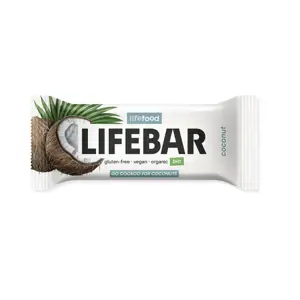 LifeFood - Tyčinka Lifebar kokosová BIO, 40 g