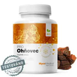 Produkt MycoMedica - Ohňovec PRO, 90 rostlinných kapslí