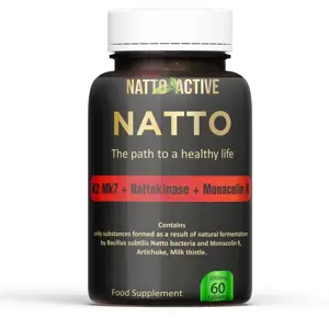 Produkt Natto Active Natto K2 Mk7, Nattokináza a Monacolin, 60 tablet