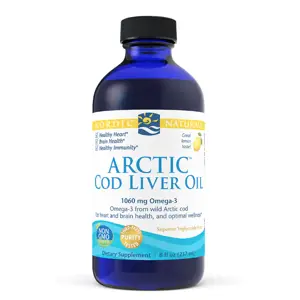 Nordic Naturals Arctic Cod liver oil Lemon (omega 3, olej z tresčích jater) citron, 237 ml