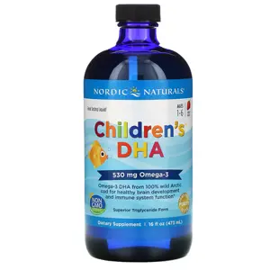 Produkt Nordic Naturals Children's DHA, Omega 3 pro děti - jahoda, 530mg, 473 ml