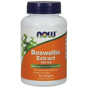 Produkt Now® Foods NOW Boswellia Extrakt, 500 mg, 90 softgelových kapslí