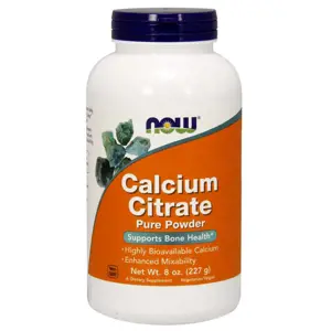 Produkt Now® Foods NOW Calcium Citrate Pure Powder, (Vápník čistý prášek), 227g