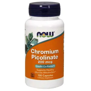 Produkt Now® Foods NOW Chromium Picolinate, 200 mcg, 100 rostlinných kapslí