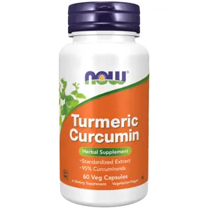 Now® Foods NOW Curcumin (kurkumin), 60 rostlinných kapslí