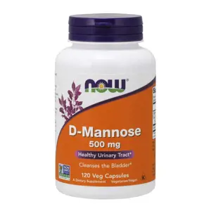 Produkt Now® Foods NOW D-Manóza, 500 mg, 120 rostlinných kapslí