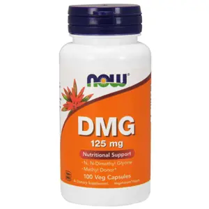 Produkt Now® Foods NOW DMG (Dimethylglycin), 125 mg, 100 rostlinných kapslí