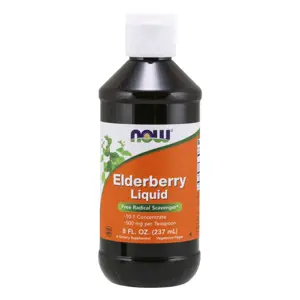 Now® Foods NOW Elderberry Liquid, Bezinka, 237 ml