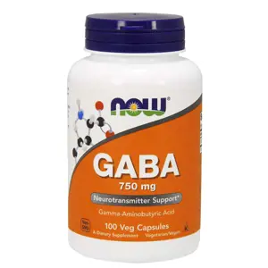 Produkt Now® Foods NOW GABA (kyselina gama-aminomáselná) 750 mg, 100 kapslí