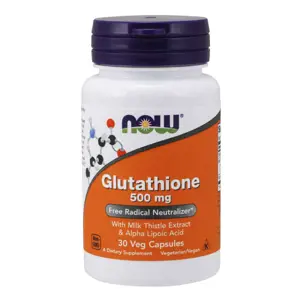 Produkt Now® Foods NOW Glutathione, redukovaný, 500 mg, 30 rostlinných kapslí