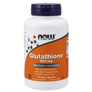 Produkt Now® Foods NOW Glutathione, redukovaný, 500 mg, 60 rostlinných kapslí