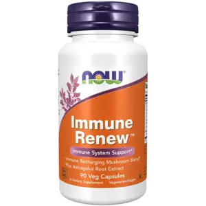 Now® Foods NOW Immune Renew™ - směs hub a extraktu kozince blanitého, 90 kapslí