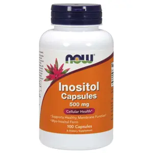 Produkt Now® Foods NOW Inositol (myo-inositol), 500 mg, 100 kapslí