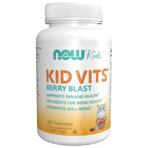 Now® Foods NOW Kid Vits, Berry blast, Multivitamín pro děti, 120 bonbónů