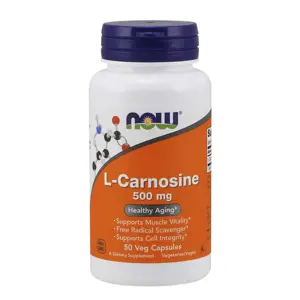 Produkt Now® Foods NOW L-Carnosine (L-Karnosin), 500 mg, 50 rostlinných kapslí