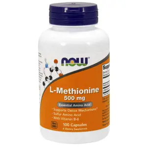 Produkt Now® Foods NOW L-Methionine, 500 mg, 100 kapslí